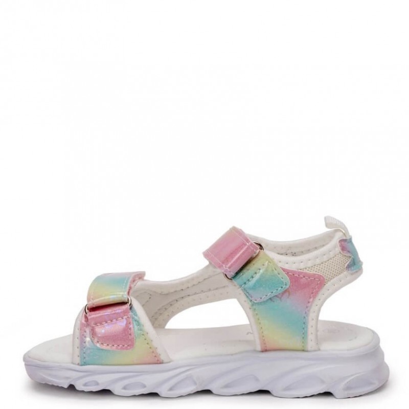 NEW8TEEN παιδικά πέδιλα με φωτάκια Unicorn B0044430