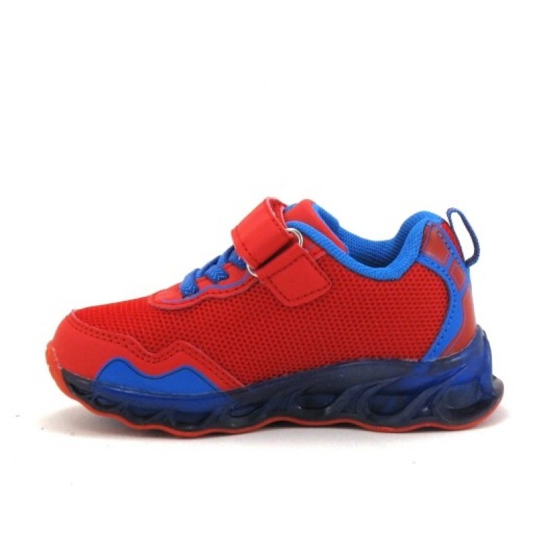 Happy Bee Παιδικά Αθλητικά με Δεινόσαυρο και Φωτάκια Κόκκινα B973240