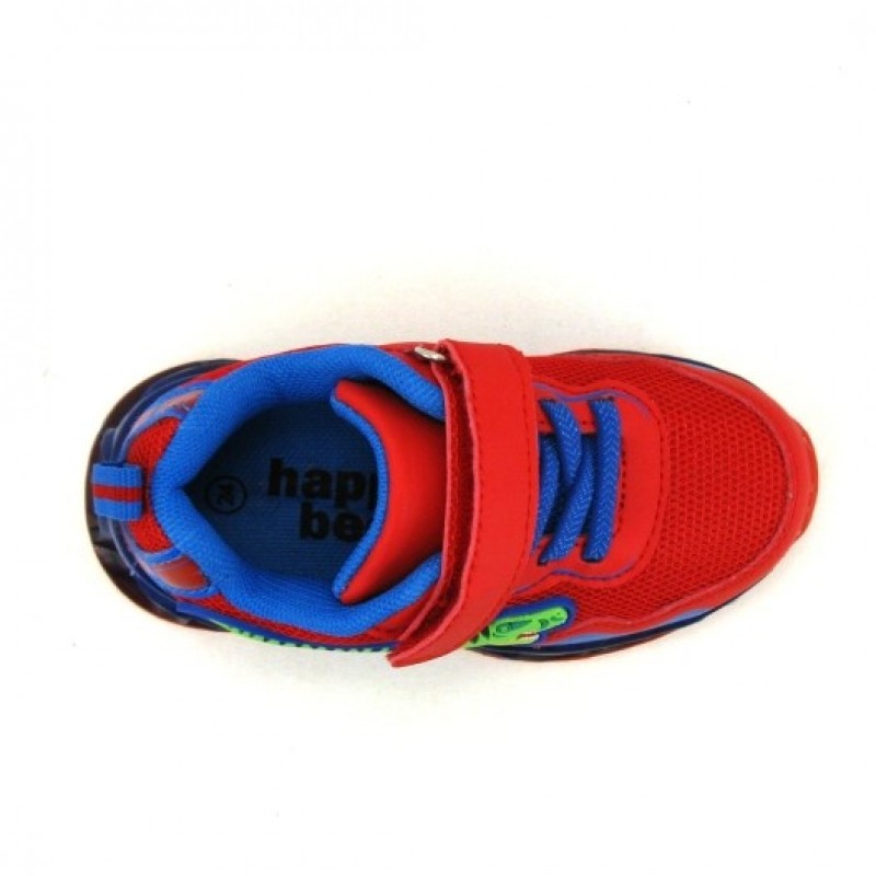 Happy Bee Παιδικά Αθλητικά με Δεινόσαυρο και Φωτάκια Κόκκινα B973240