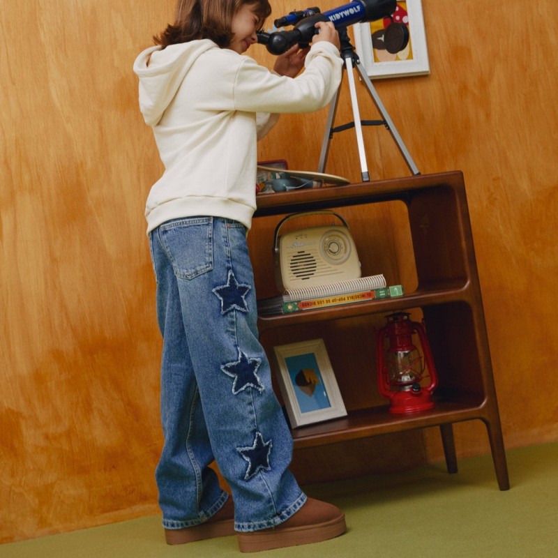 B&W by Conguitos Παιδικά αδιάβροχα δίπατα μποτάκια με Γούνα Καφέ BJSH543008