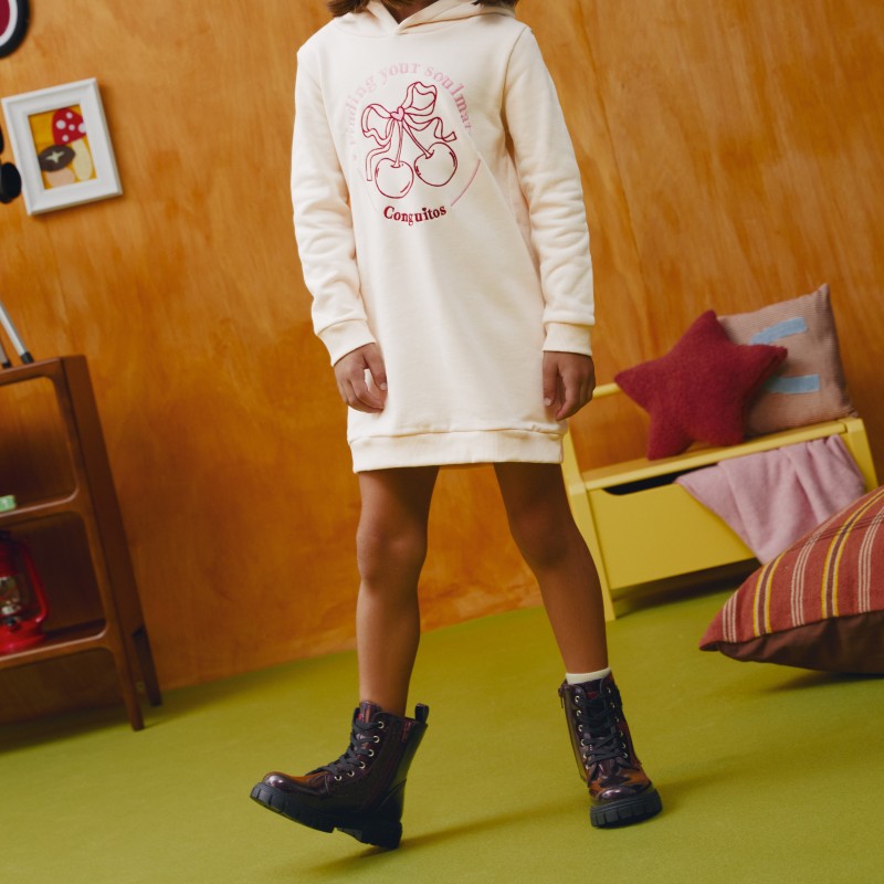 Conguitos Παιδικά Mποτάκια για Κορίτσια Μπορντό COSH244011