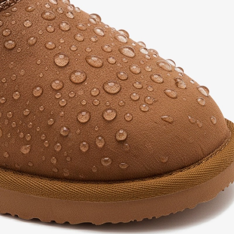 Conguitos Παιδικά αδιάβροχα μποτάκια με Γούνα Καφέ OSSH140111