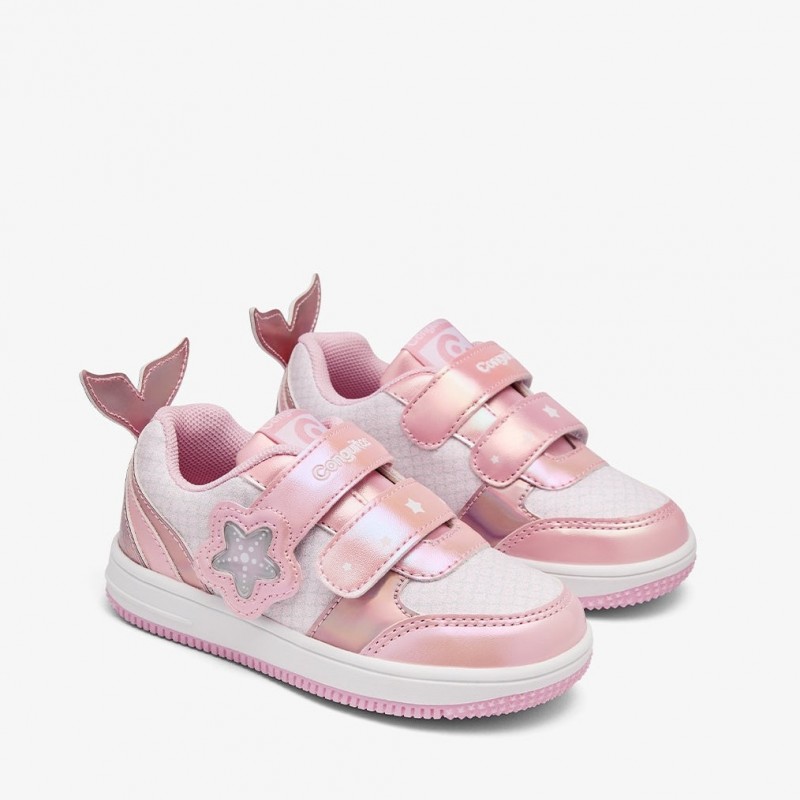 Conguitos παιδικά sneakers με φωτάκια για κορίτσια Γοργόνα COSH224059