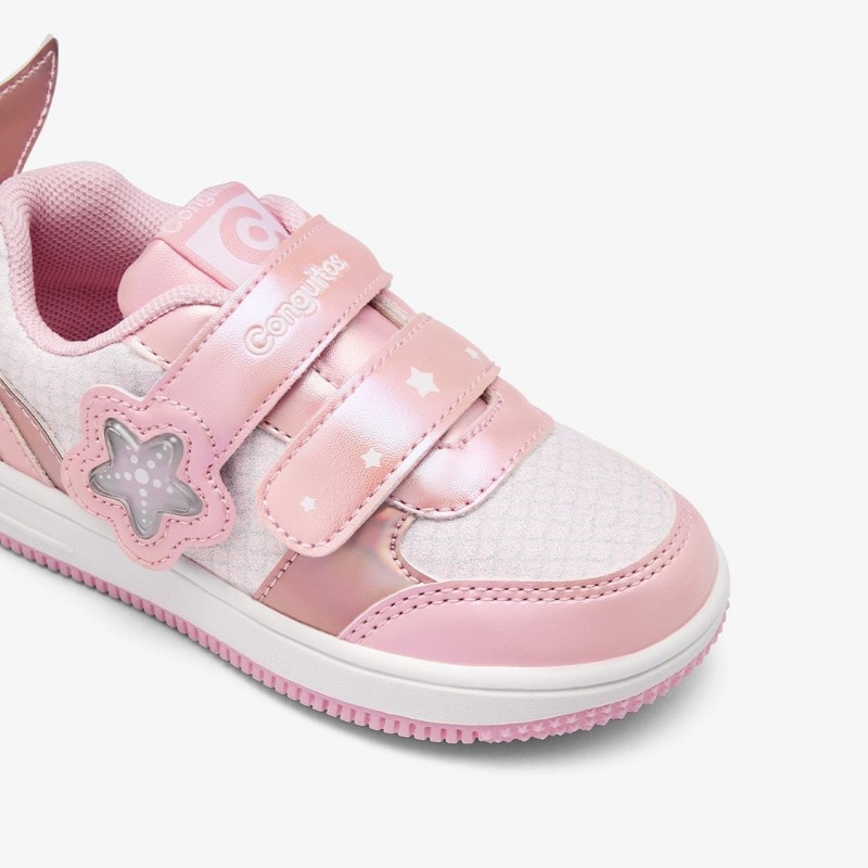 Conguitos παιδικά sneakers με φωτάκια για κορίτσια Γοργόνα COSH224059