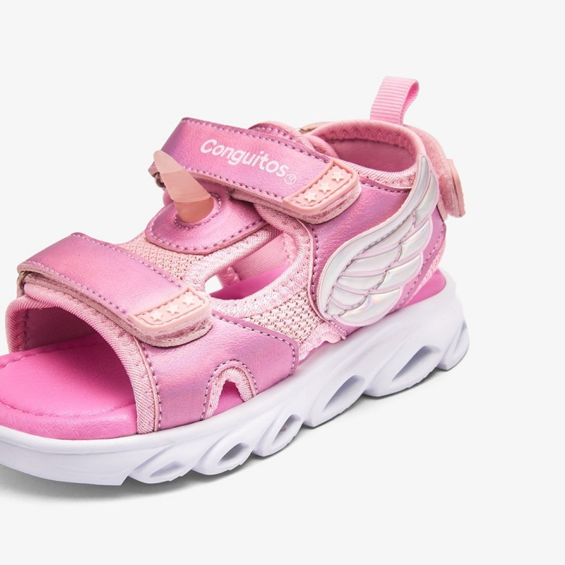 Conguitos παιδικά πέδιλα για κορίτσι με φωτάκια Unicorn COSH260015