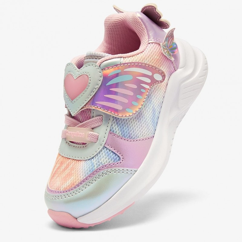 Conguitos παιδικά sneakers με φωτάκια για κορίτσια Πεταλούδα COSH261033