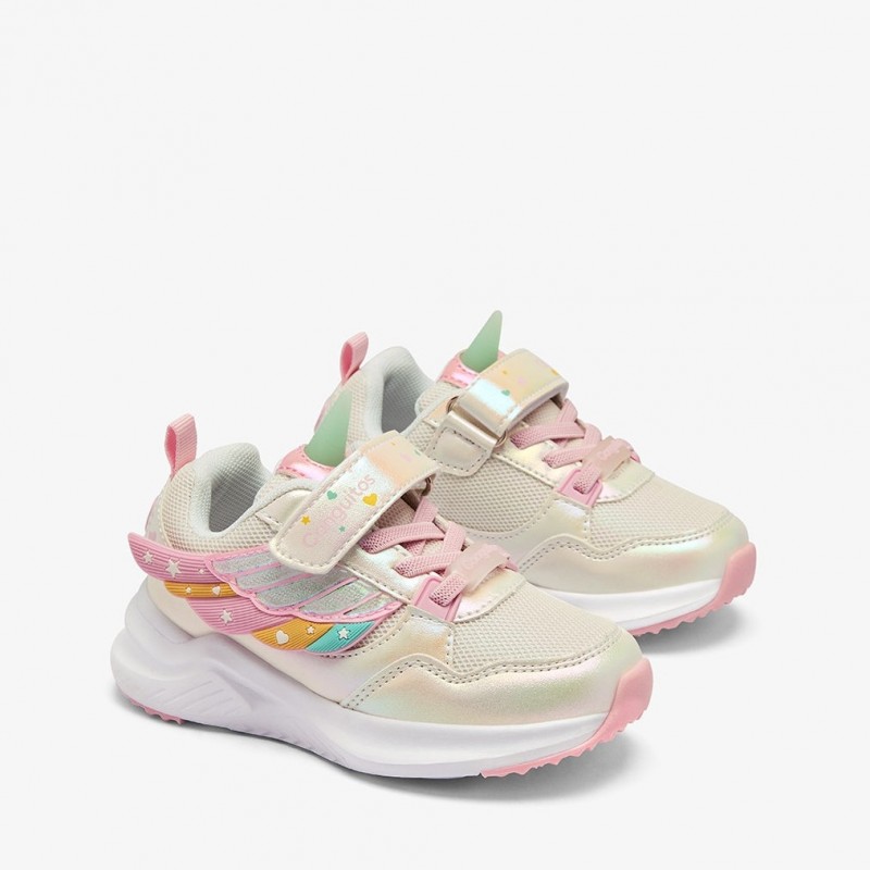 Conguitos παιδικά sneakers με φωτάκια για κορίτσια Unicorn COSH261038