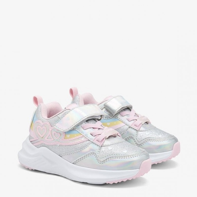Conguitos παιδικά sneakers με φωτάκια Heart COSH261039