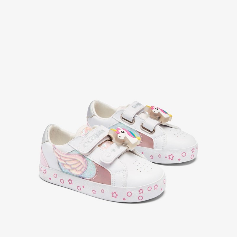 Conguitos παιδικά sneakers με φωτάκια για κορίτσια Unicorn COSH282115