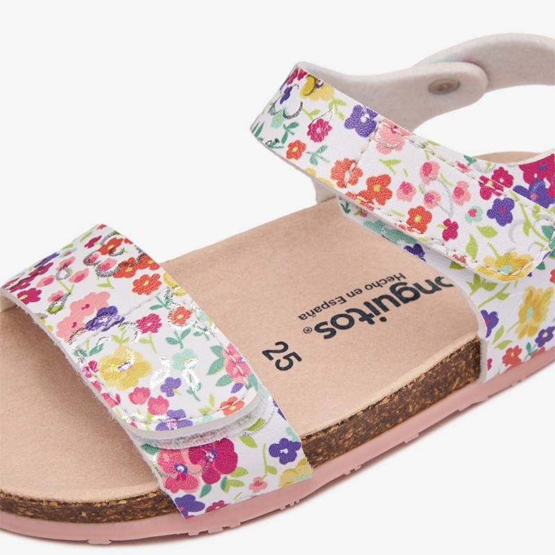 Conguitos παιδικά σανδάλια BIO για κορίτσι Floral COSH285083