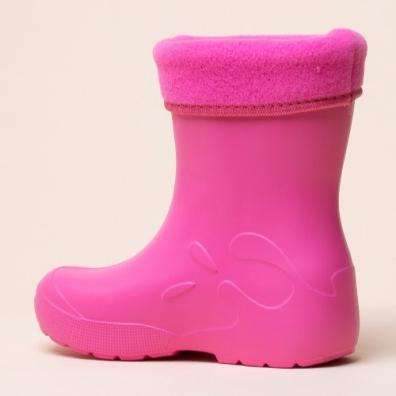 Camminare Παιδικές Γαλότσες Panda με επένδυση Ροζ Φούξια