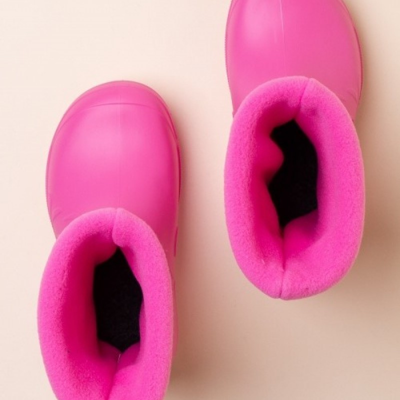 Camminare Παιδικές Γαλότσες Panda με επένδυση Ροζ Φούξια