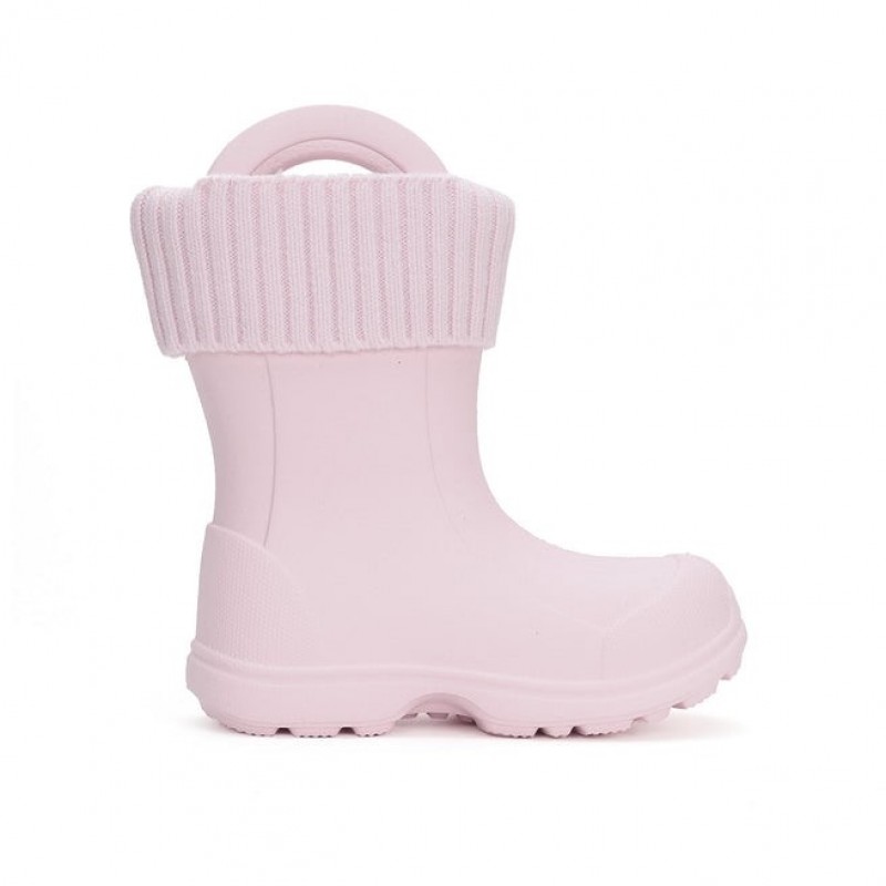 DDStep Ελαφριές Παιδικές γαλότσες με επένδυση Ροζ I106-42443