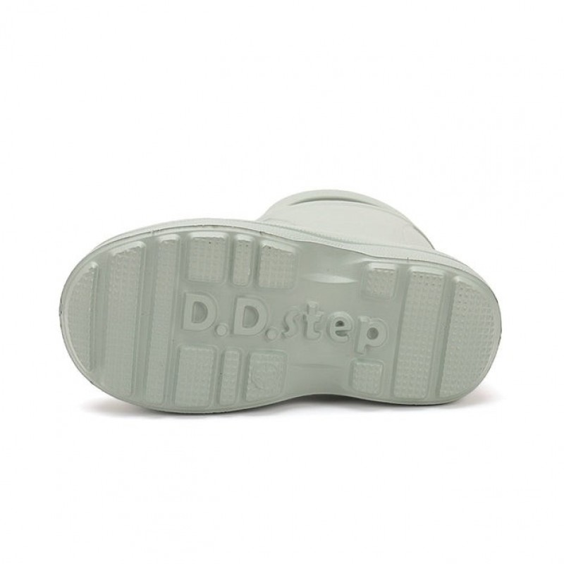 DDStep Ελαφριές Παιδικές γαλότσες με επένδυση Χακί I106-52182