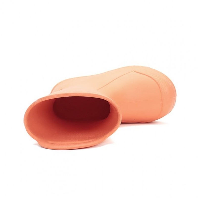 DDStep Ελαφριές Παιδικές γαλότσες με επένδυση Πορτοκαλί I106-52225