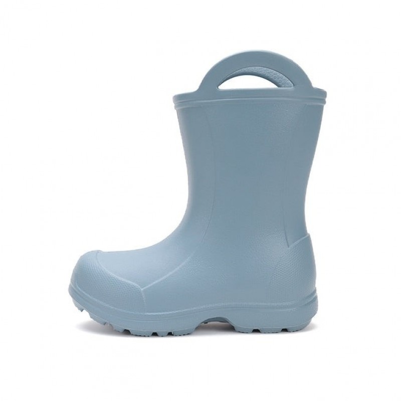 DDStep Ελαφριές Παιδικές γαλότσες με επένδυση Μπλε I106-52859