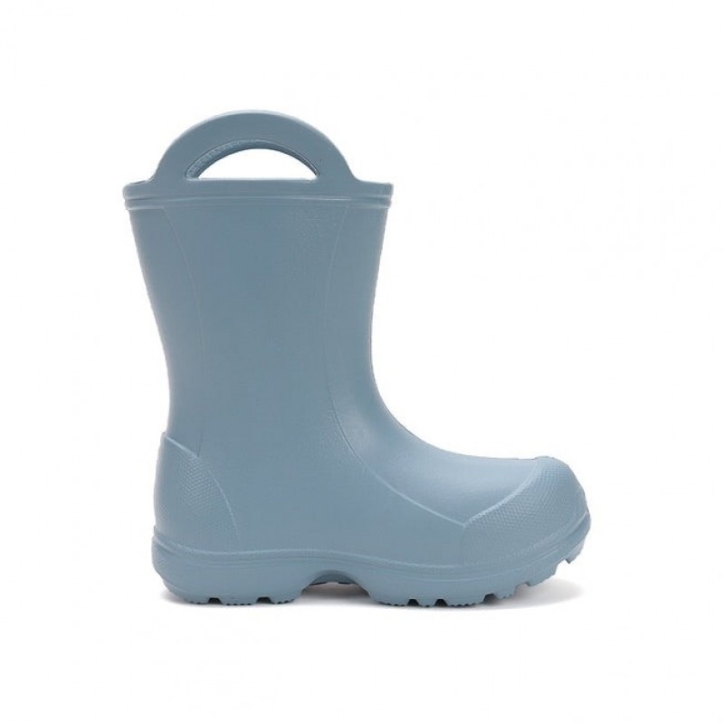 DDStep Ελαφριές Παιδικές γαλότσες με επένδυση Μπλε I106-52859