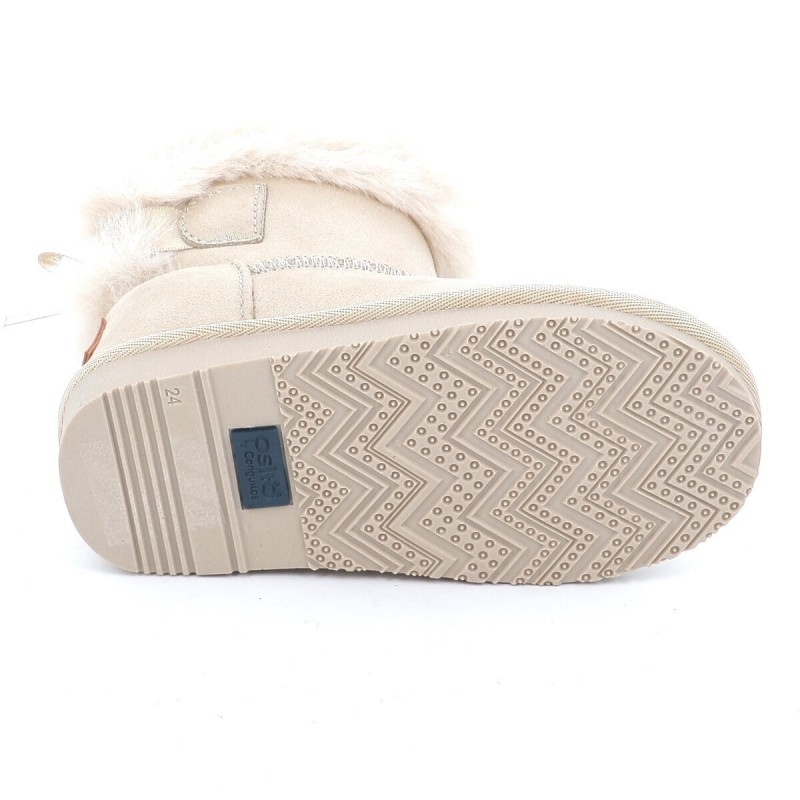 Conguitos Παιδικά αδιάβροχα μποτάκια με Γούνα Χρυσό OSSH140123