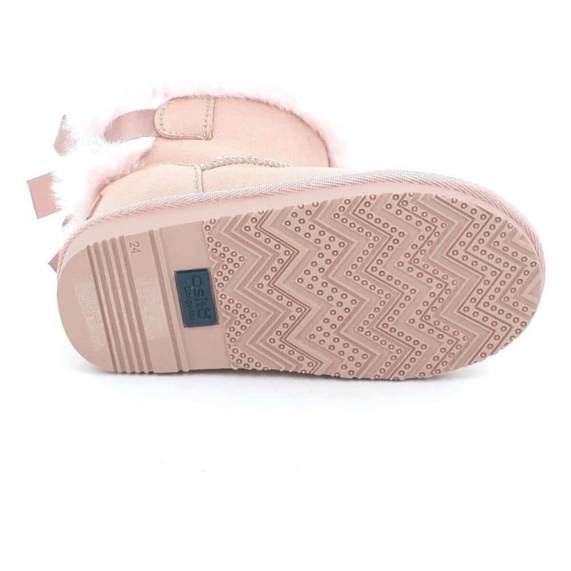 Conguitos Παιδικά αδιάβροχα μποτάκια με Γούνα Ροζ OSSH140123