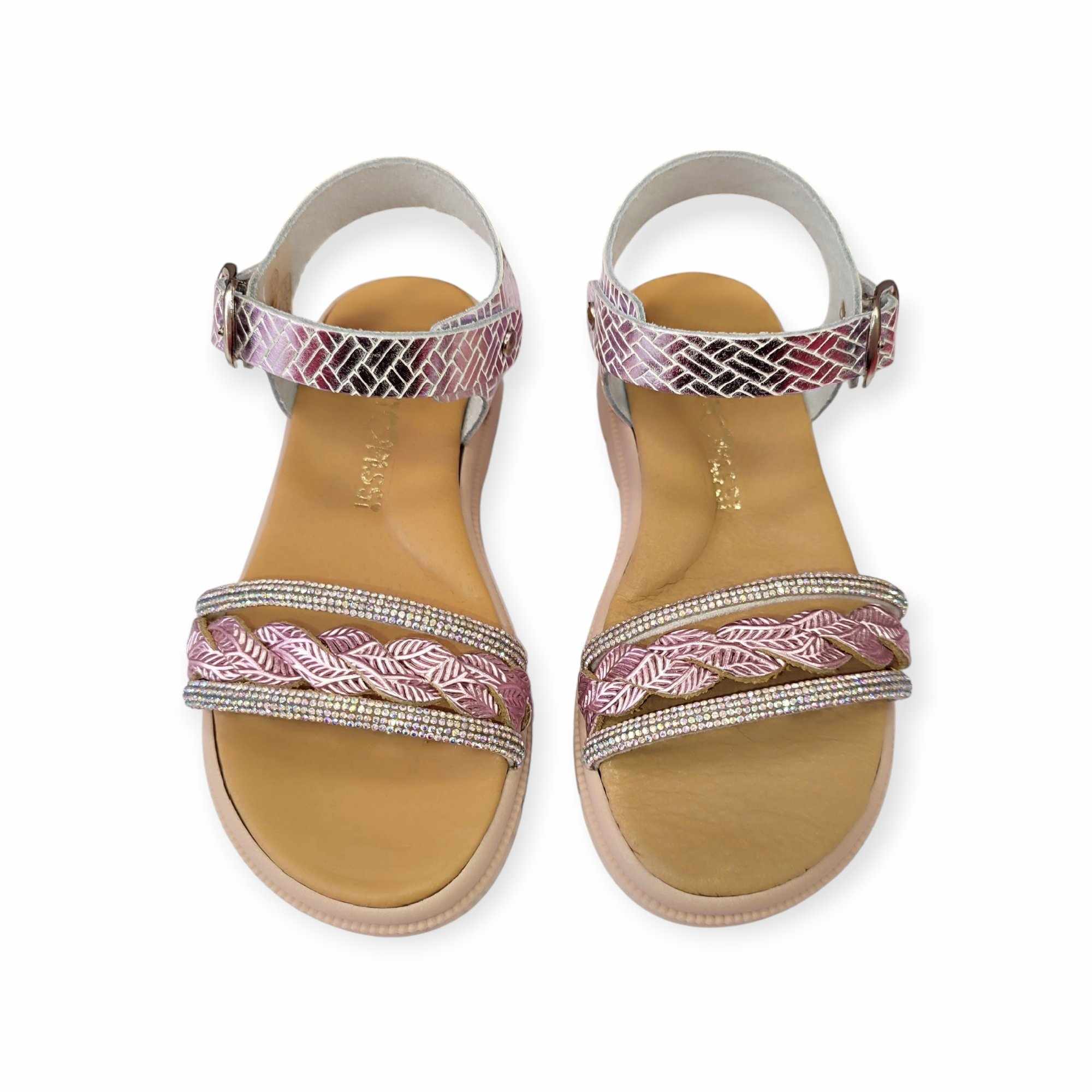 Primi Passi Παιδικά Δερμάτινα πέδιλα για κορίτσι Ροζ 4980