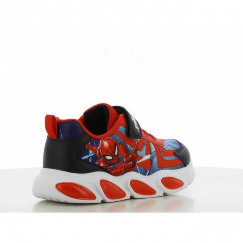 Disney παιδικά Αθλητικά Παπούτσια με φωτάκια Spiderman SP015109