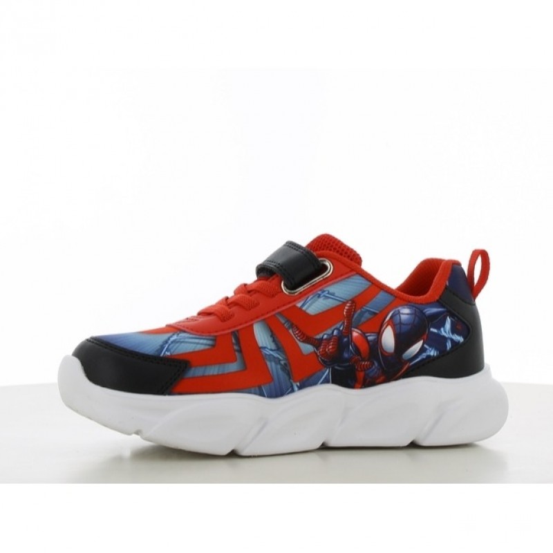 Disney παιδικά Αθλητικά Παπούτσια με φωτάκια Spiderman SP015109