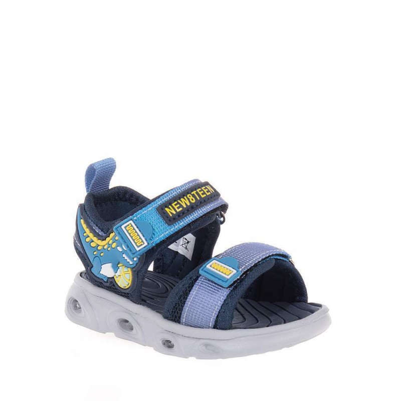 NEW8TEEN παιδικά πέδιλα με φωτάκια για αγόρια B0043350