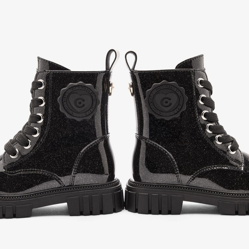 Conguitos Παιδικά Mποτάκια για Κορίτσια Μαύρο COSH244011