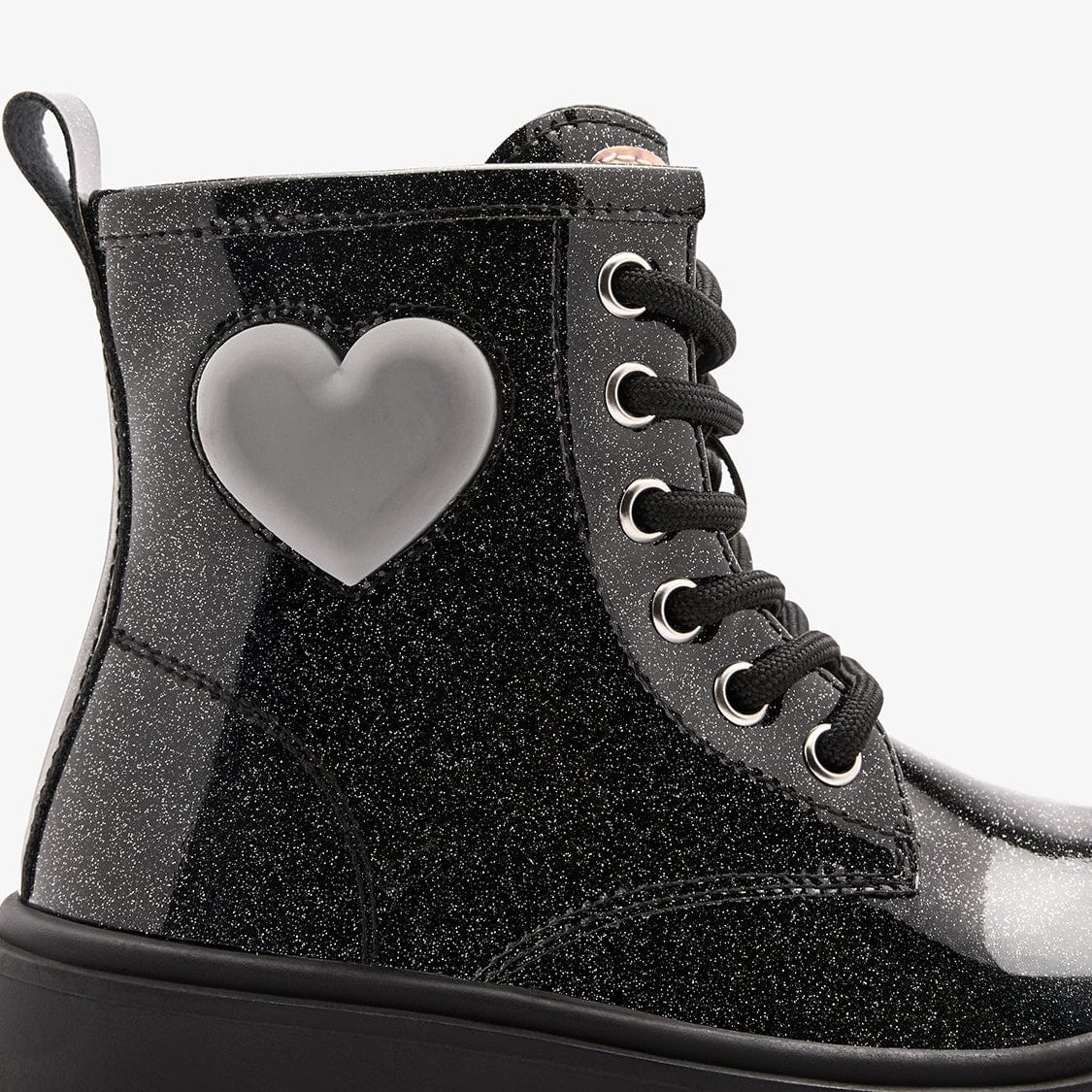 Conguitos Παιδικά Mποτάκια για Κορίτσια με φωτάκια Μαύρο COSH313002