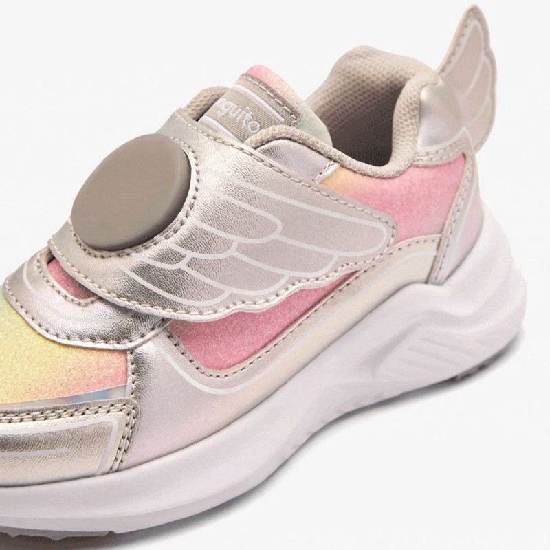 Conguitos Παιδικά Sneakers Unicorn με Φωτάκια Ασημί COSH261031