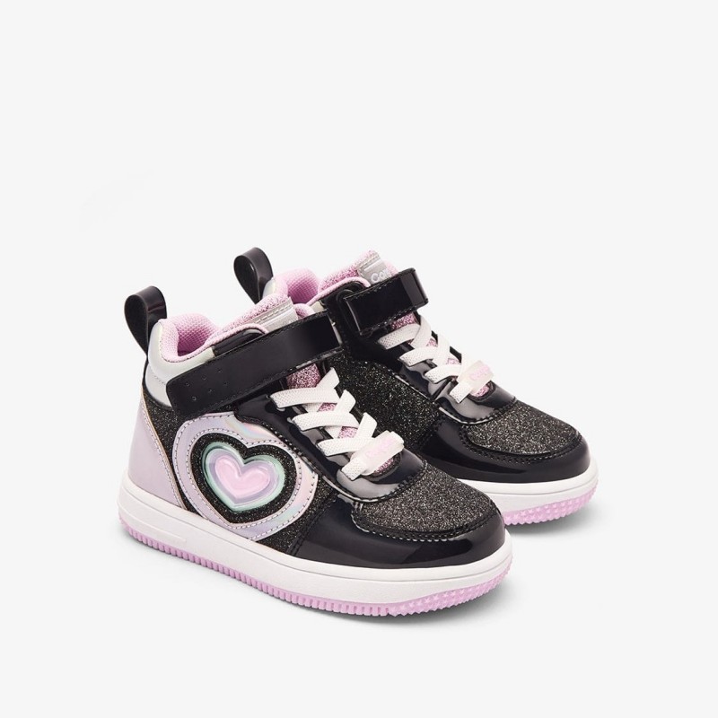 Conguitos Παιδικά Sneakers Μποτάκια με Φωτάκια Μαύρο COSH224053