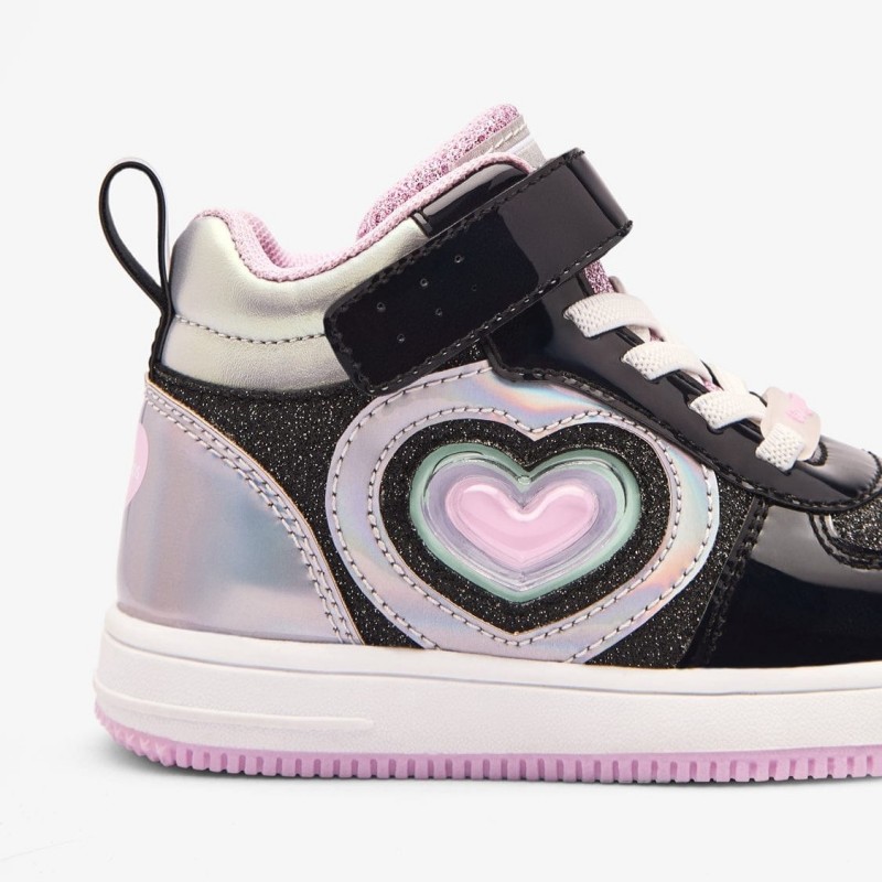 Conguitos Παιδικά Sneakers Μποτάκια με Φωτάκια Μαύρο COSH224053