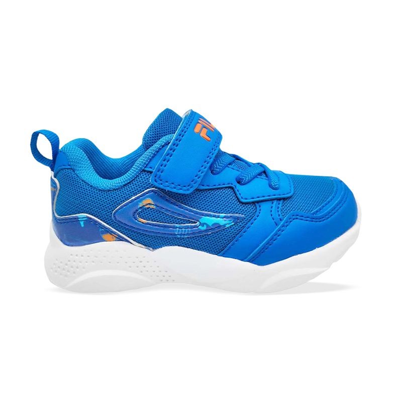 Baby Shoes Fila Print 4 V Unisex Blue