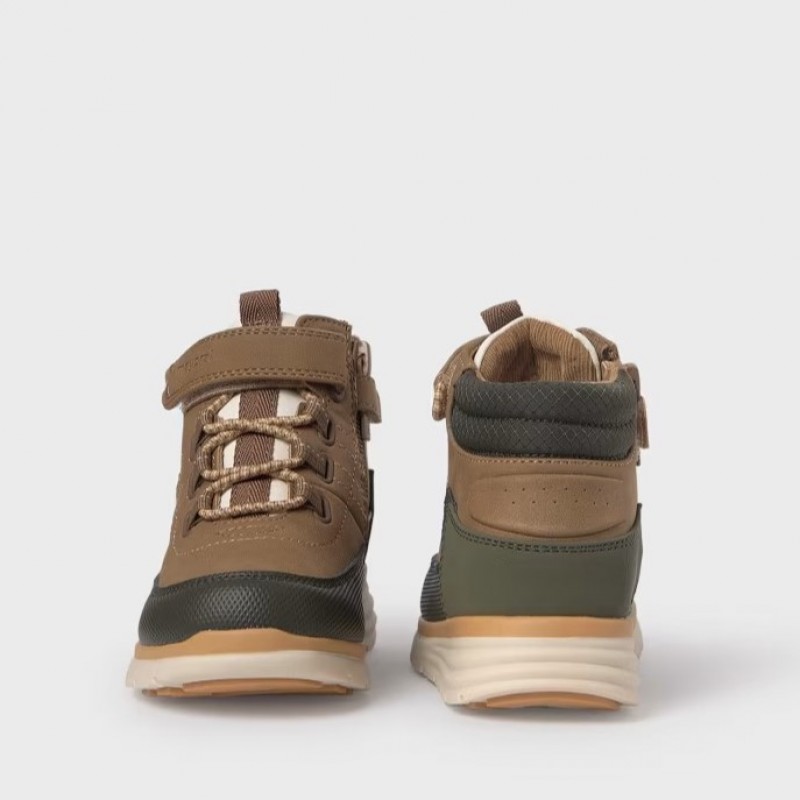 Mayoral παιδικά μποτάκια για αγόρια Κάμελ 46510-94