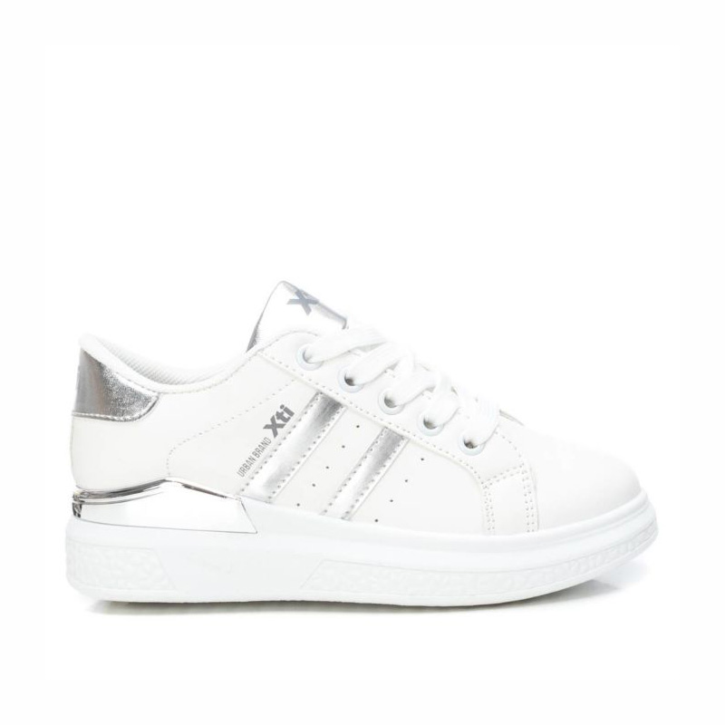 Παιδικά Παπούτσια Xti με κορδόνια Ασημί για κορίτσι 57870